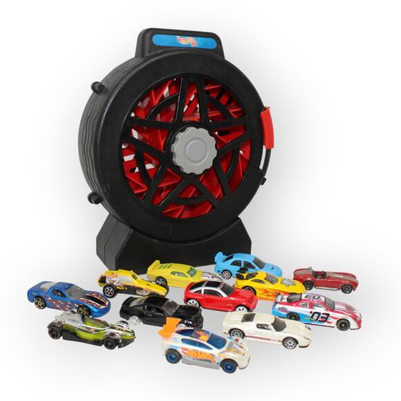 Hot Wheels Sto&Go Race Case Mattel 1998 with 12 cars - Picture 4 of 16